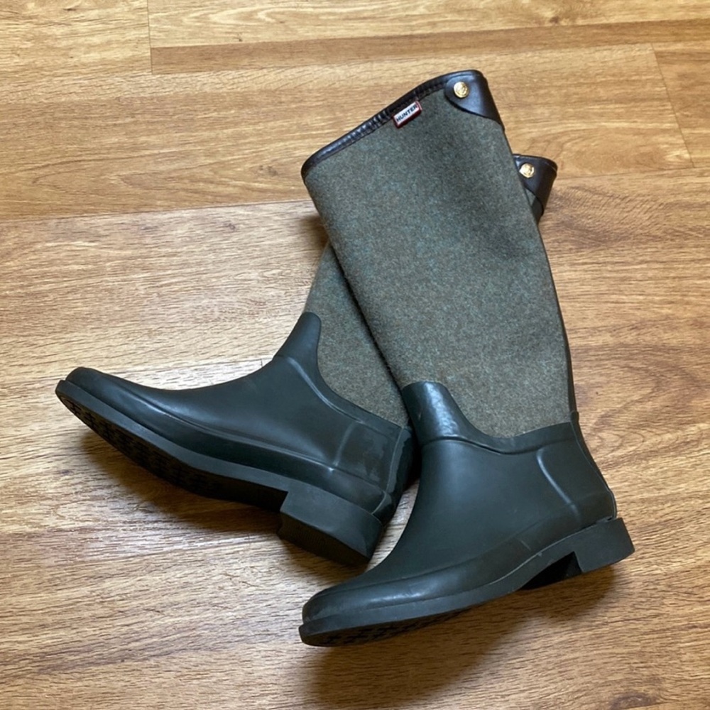 Hunter Two-Tone Rain Boots Sz 6